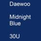 Preview: Daewoo, Midnight Blue, 30U.